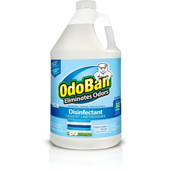 Odoban Odor Eliminator Disinfectant Concentrate, 1 Gallon, Fresh Linen 911701-G4
